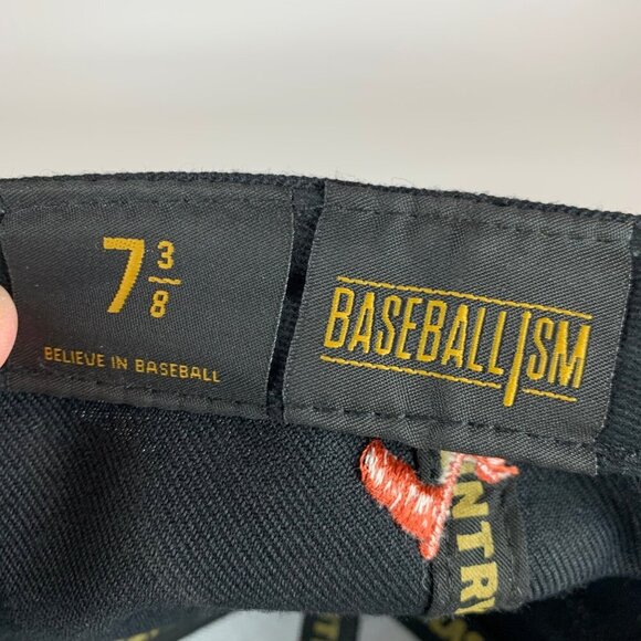 Baseballism Black Copper Limited Edition Spring Training Fitted Hat Mens 7 3/8 - Picture 7 of 7